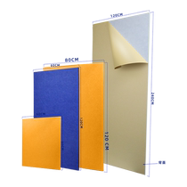 Polyester fiber sound-absorbing panel wall decoration kindergarten sound-absorbing panel bedroom home theater ktv sound-absorbing material