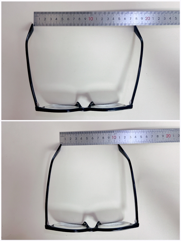 The Temples of the Sunglasses Are Outwardly Expanding, Making It Impossible to Wear Them, and the Lenses Are Distorted, Uneven, and Uneven in Height, Requiring Adjustment, Repair, and Maintenance