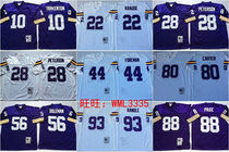 Minnesota Vikings Moss Jerseys Minnesota Vikings retro rugby clothes