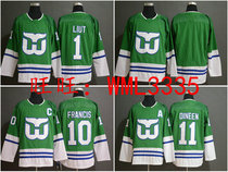 Hartford Whalers Whalers ice hockey suit Ron Francis Liut Dineen Jersey