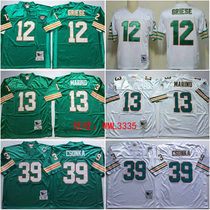 Miami Dolphins Dan Marino 39 Jerseys Miami Dolphins retro rugby clothes