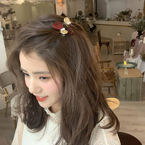 ins hairclip red retro word clip ding jia of clip South Korea edge clamp hairclip girls liu hai jia fa ka zi