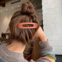 bb clip headdress duckbill frosted bangs clip matte banger girl hairclip Net red ins broken hair card small clip