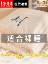 Soybean fiber quilt spring and autumn air conditioning summer cool quilt core summer thin Four Seasons universal winter quilt single double quilt