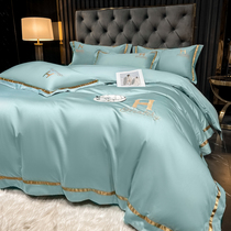 60 Cotton Four Piece Set 100 Cotton Sheets quilt cover Bed Hats Spring and Autumn Four Seasons General Bedding 4