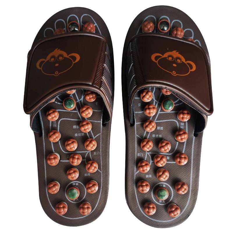 Cobble Pebble Plantar Massage Cushion Home Rain Flower Stones Sole Finger Pressure Plate Slippers Acupoint Pedicure