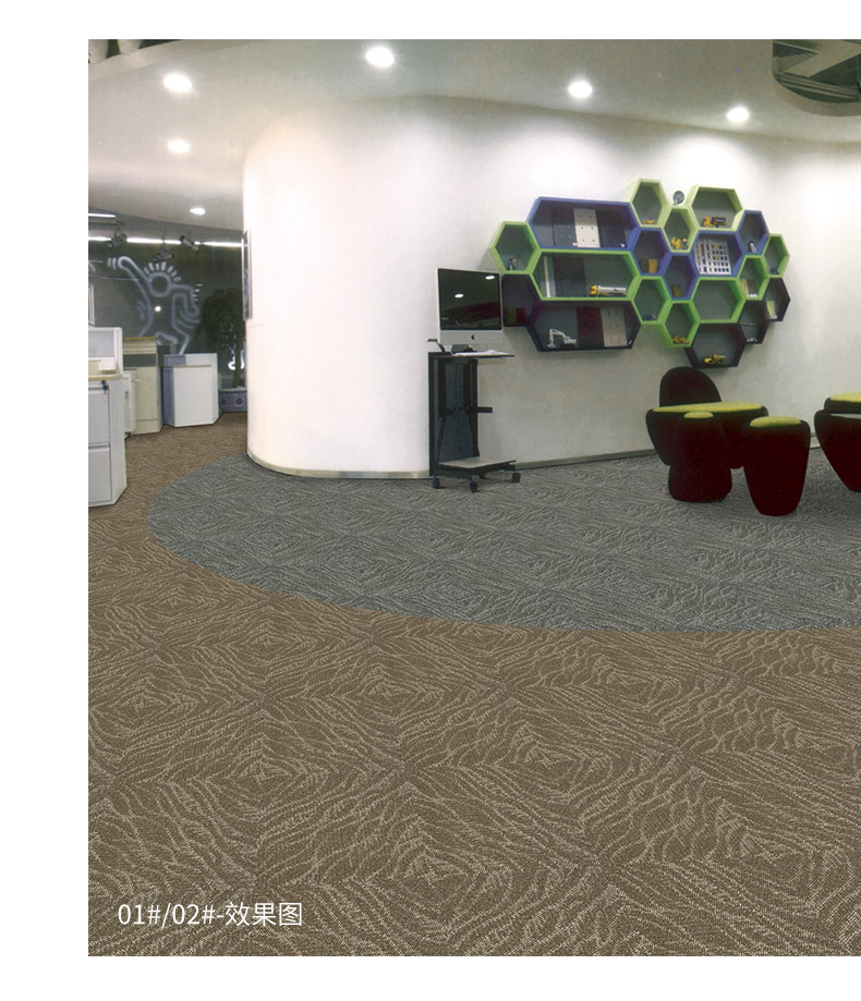 Khách sạn, văn phòng thảm cách âm thảm bida hộp thảm phòng cờ vua phòng gạch mosaic chăn - Thảm thảm chống trượt