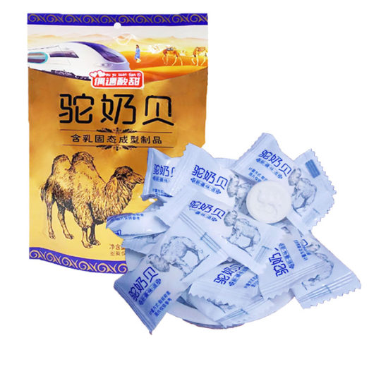 Camel Milk Shell Xinjiang Train Same Style Independently Packaged High Calcium Snack 500G Children's Dry Tablet Candy