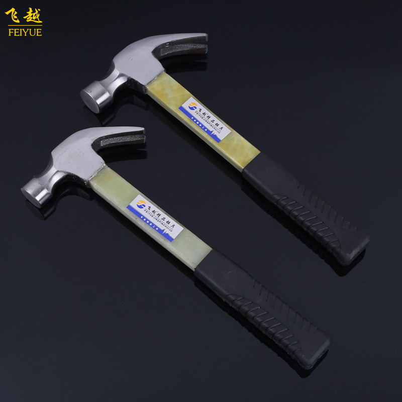 Linyi flyover brand electric wood handle claw hammer home decoration maintenance special iron hammer insulation handle claw hammer