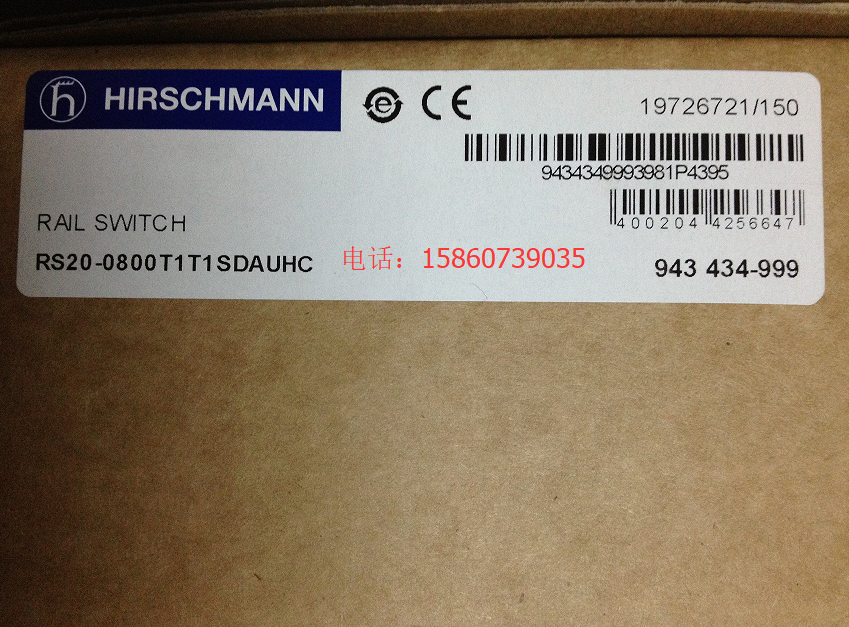 Original Loaded Hesmann RS20-1600S2S2SDAUHC Switch Module RS20-1600M2T1SDAUHC