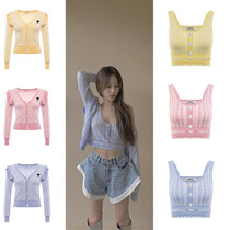 EIMISMOSOL designer brand Thousand-bird-style sweetness-style sweatshirt shorts short suit Early autumn new