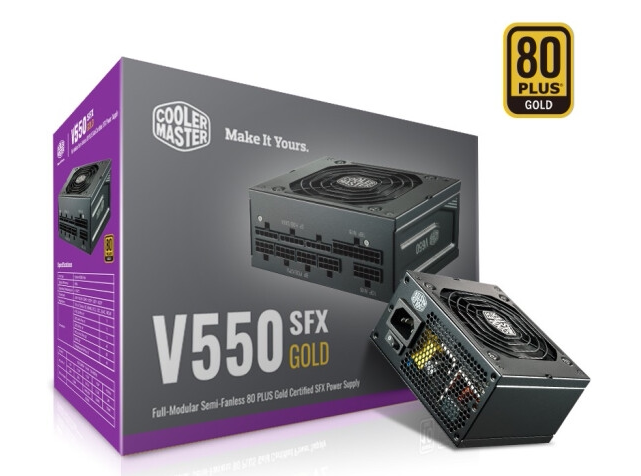 Cool to revered (CoolerMaster) rated 550W V550GOLD SFX power gold medal full module