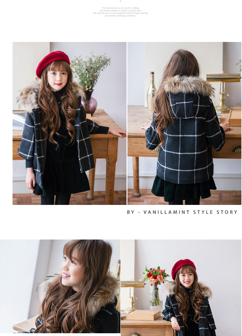 Manteau pour fille SEVEN SOLO en mélange - Ref 2162301 Image 12