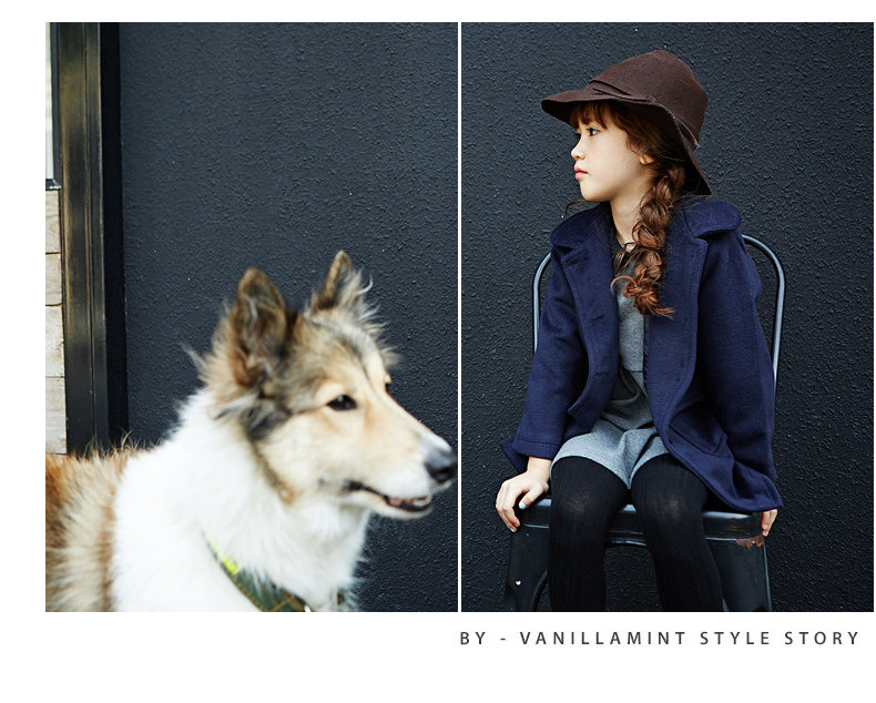 Manteau pour fille SEVEN SOLO en mélange - Ref 2162399 Image 14