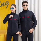 Демисезонный хлопковый комбинезон, износостойкий лонгслив, увеличенная толщина