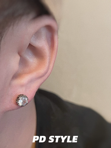 Серьги с цирконом для влюбленных из нержавеющей стали, в американском стиле, изысканный стиль