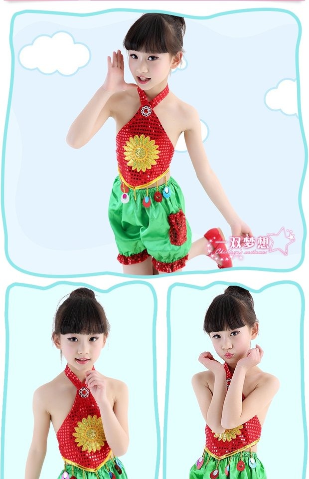 Ngày thiếu nhi Trang phục biểu diễn cho trẻ em Trang phục biểu diễn thiếu nhi - Trang phục shop quan ao baby