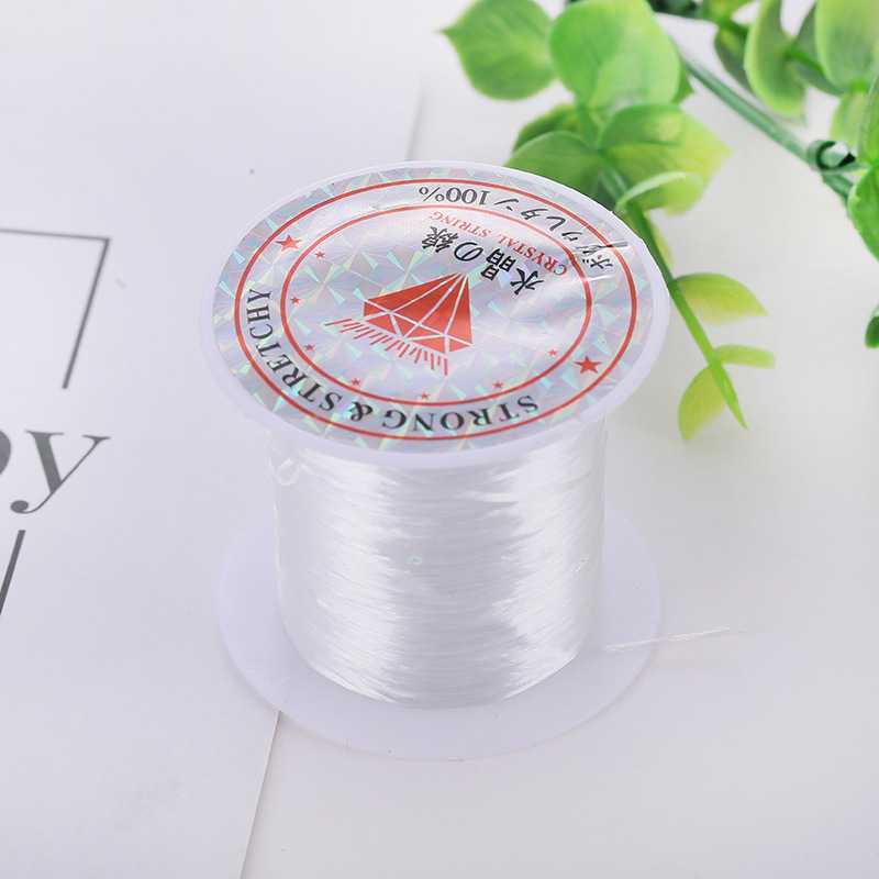 diy ornament accessories crystal fish wire string beads 0 4mm0 6mm no elastic transparent fish silk thread-Taobao