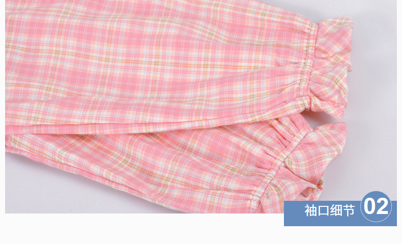 American tiêu chuẩn 2017 mùa thu đông mới bộ đồ ngủ cotton nữ kẻ sọc dài tay áo ngọt ngào ren nhà dịch vụ hai mảnh áo choàng ngủ