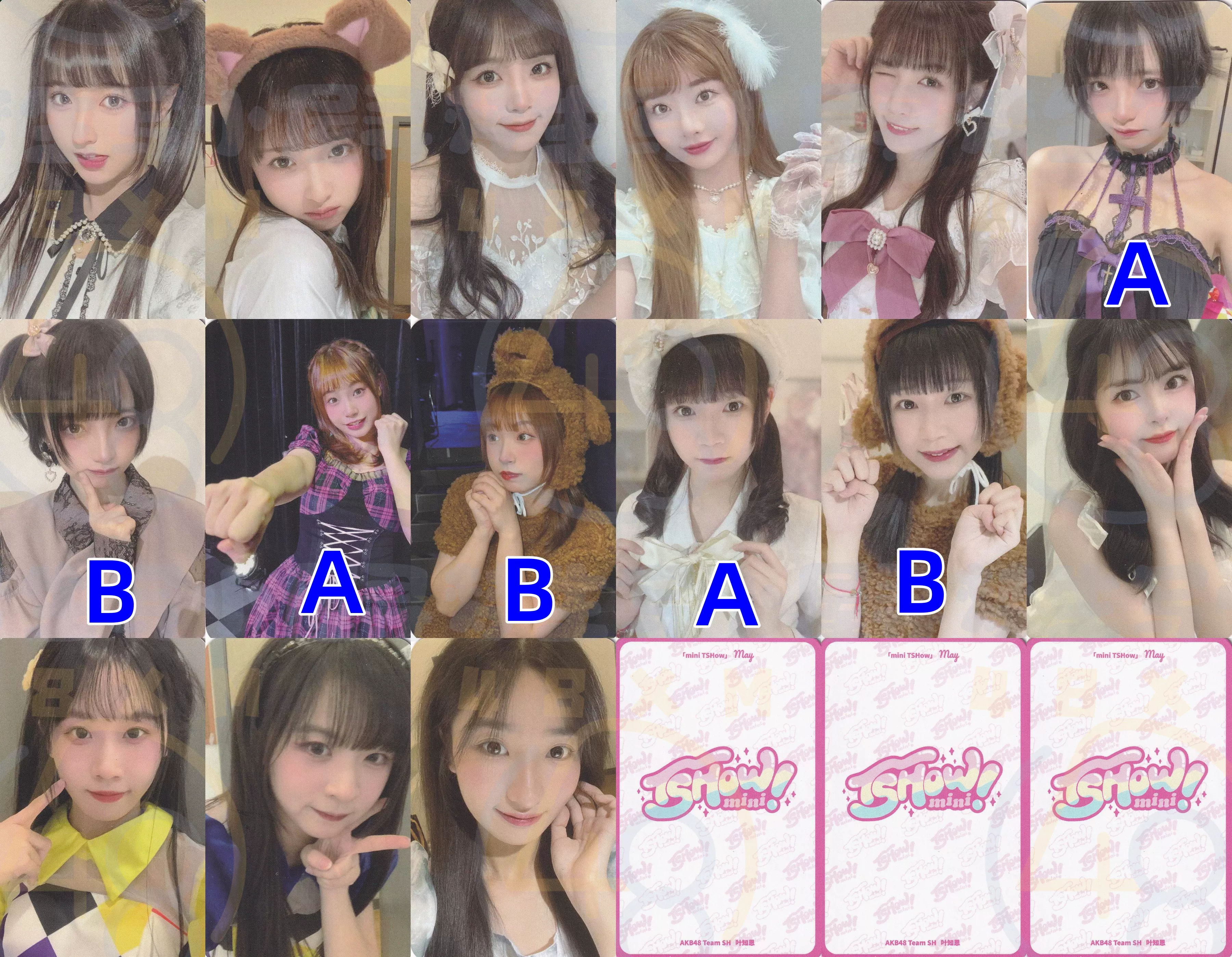 AKB48 Teamsh Minitshow Selfie Card 2023 Limited Member Card