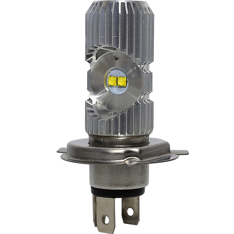 Locomotive white light LED lamp Jieyang New Yoetsu 125 bright light led12V Living room lamp stone column H4HS1 Three claws