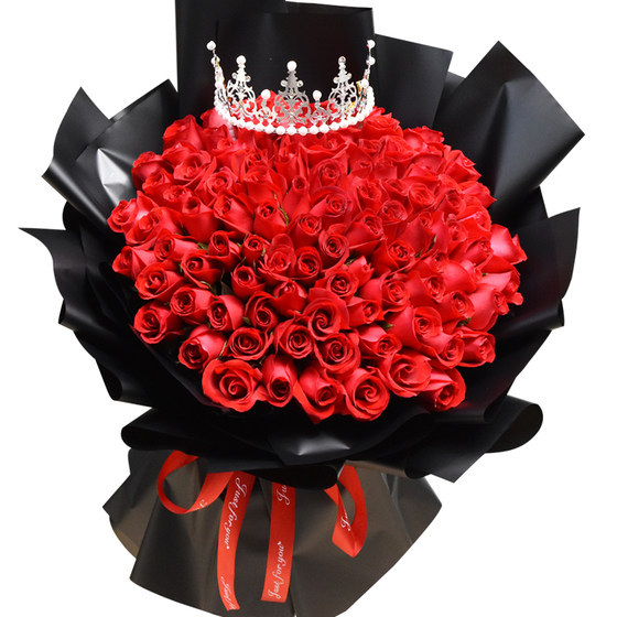 Flower express delivery in Shenzhen, Guangzhou, Beijing, Chongqing, Chengdu and 99 rose bouquets nationwide for birthday gifts