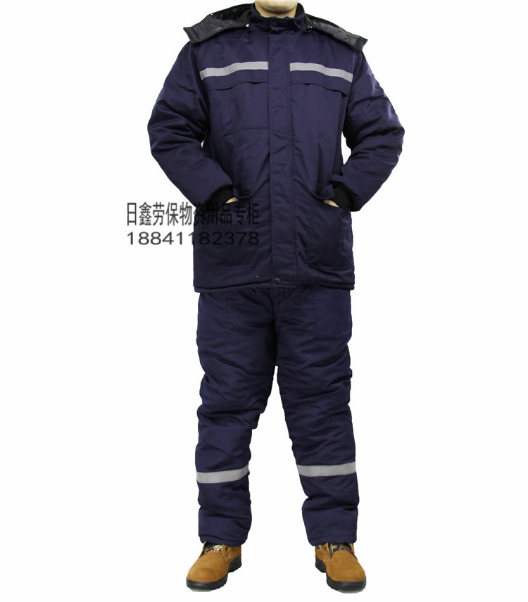 Áo khoác mùa đông áo ấm nam và nữ dày bảo hiểm lao động áo khoác cotton đặt kho lạnh quần áo cotton lạnh quần áo ngoài trời pijama nam
