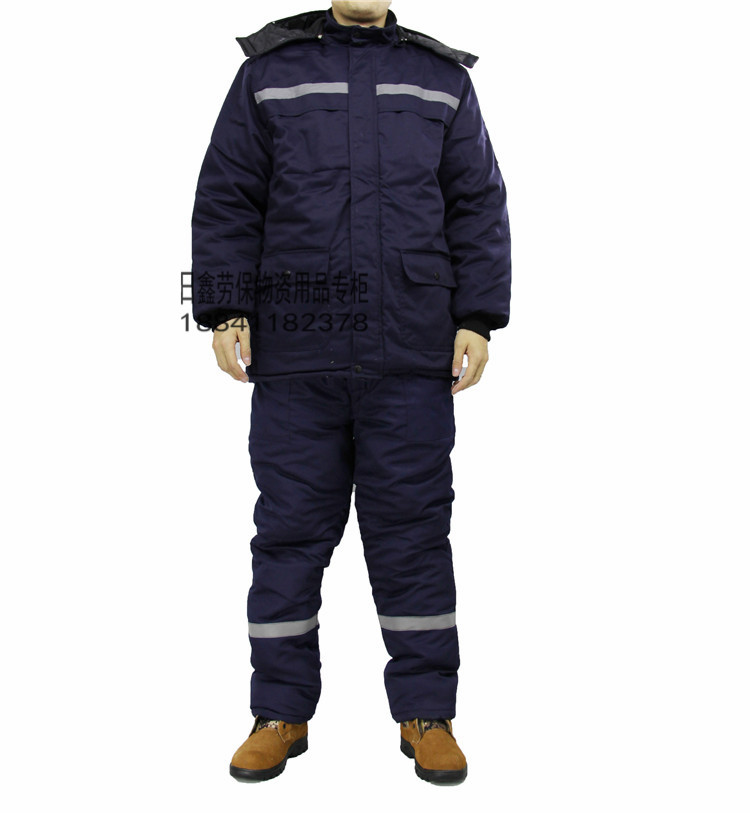 Áo khoác mùa đông áo ấm nam và nữ dày bảo hiểm lao động áo khoác cotton đặt kho lạnh quần áo cotton lạnh quần áo ngoài trời pijama nam