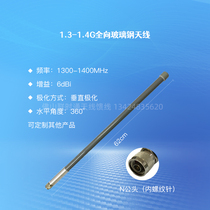Joint-time pass 1 3G-1 4G omnidirectional GRP antenna 1300-1400MHZ 6DBI N male head 62 cm long