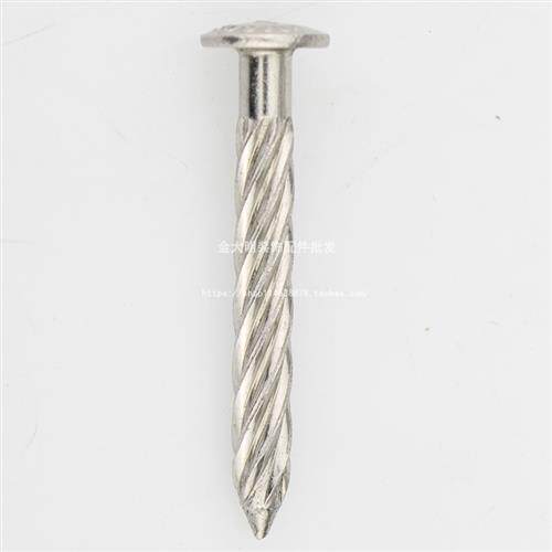 304 stainless steel nail galvanized fixed nail cement nail steel nail thread twist nail burst S self-tapping screw anti-loosening m8