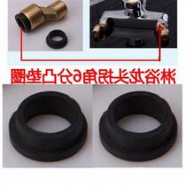 Bath hot and cold faucet 6-point convex p gasket concealed shower bathroom mixing valve leather ring turn foot sealing gasket accessories