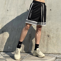 运动短裤男夏季健身跑步训练宽松透气潮流休闲篮球美式沙滩五分裤