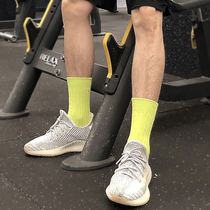 Medium and long barrel basketball socks yeezy high-top coconut aj with tide brand fitness sports men and women running Yu Wenle