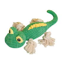 one thousand Favorites puppies Toys resistant to biting puppy plush grinders Vocal Teddy Young Dogs Lizard Pet Supplies