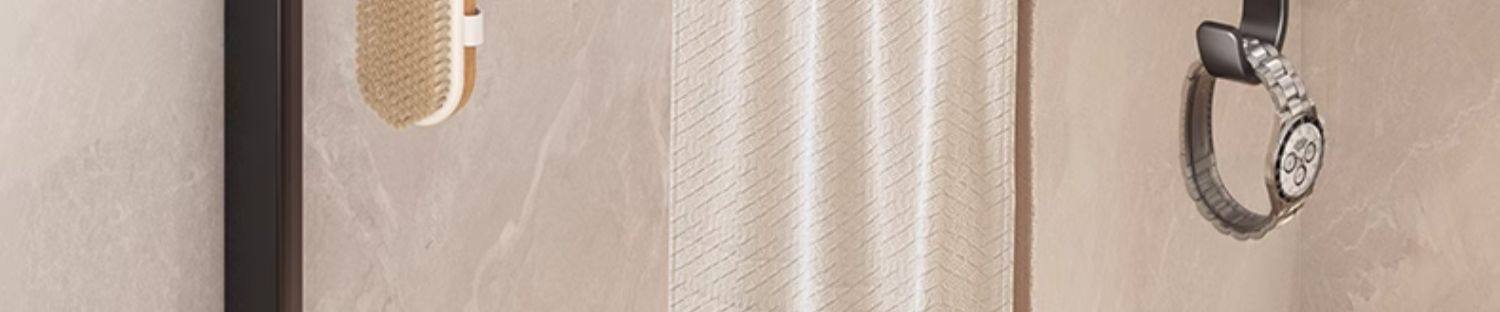 毛巾架化妆室免打孔浴室置物架厕所淋浴房玻璃门挂架毛巾杆浴巾架详情10