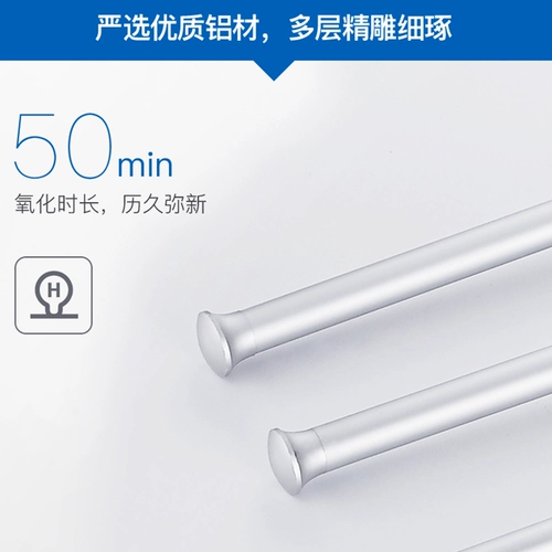 Активное вращение полотенца полотенце пространство алюминиевая туалетная подставка для ванной комнаты, полотенце висят двойной шест, чтобы избежать удара