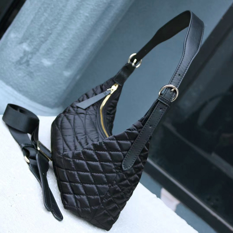 Trendy Bags, Fashionable Niche Quilted Silk Cotton Women's Bags, Canvas Casual Shoulder Bags, Versatile Crossbody Bags, Coco Fei