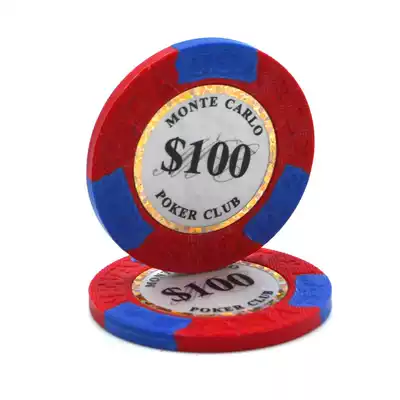 14 grams clay chip card Texas Hold'em hard-printed gold-edged chip coin mahjong chip customization