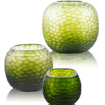 Green Vase American Three Sets Swing Piece Large Number Hotel Living Room Dining Room Decent Board Room Soft Decorated Ball Flower Arranger