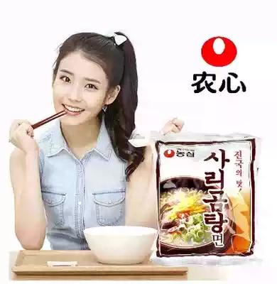 South Korea ramen imported instant noodles Nongxin beef soup noodles beef noodles beef bone soup noodles 110g bag