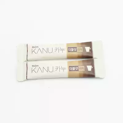South Korea imported Kong Yoo with the same Maixin KANU Kano skim milk latte Instant double coffee 13 5g single
