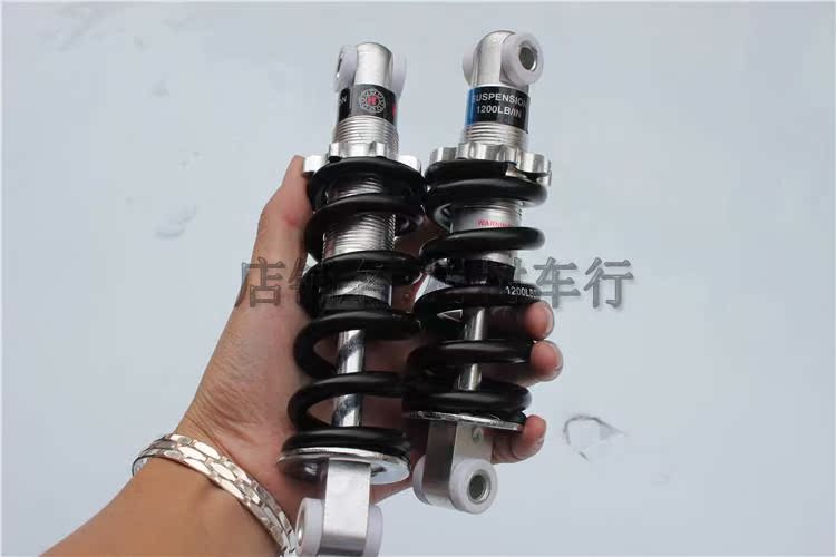 49CC xe thể thao nhỏ xe máy mini phụ kiện xe đạp bình thường phía sau giảm xóc sau nhôm giảm xóc lò xo - Xe máy Bumpers giá phuộc nhún sau xe jupiter chính hãng
