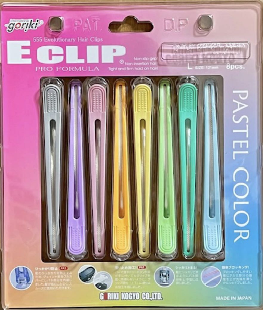 Japan imports five-force paste hair clamps goriki hair cut clamps special bar clip long mouth cut clamp