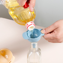 Heart banquet funnel household size filter plastic oil leakage kitchen liquid sub-packed wine wine beater