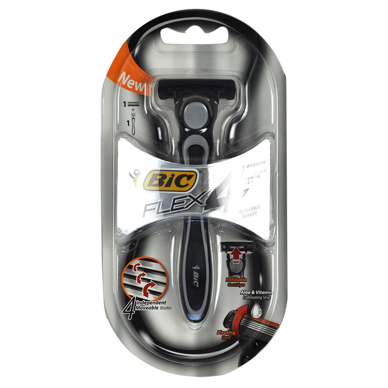 French Bic Men's Wind-Speed Four-Layer Floating Razor 1 Razor Handle + 1 Razor Blade Manual Razor Blade French Bic Men's Wind-Speed Four-Layer Floating Razor 1 Razor Handle + 1 Razor Blade Manual Razor Blade