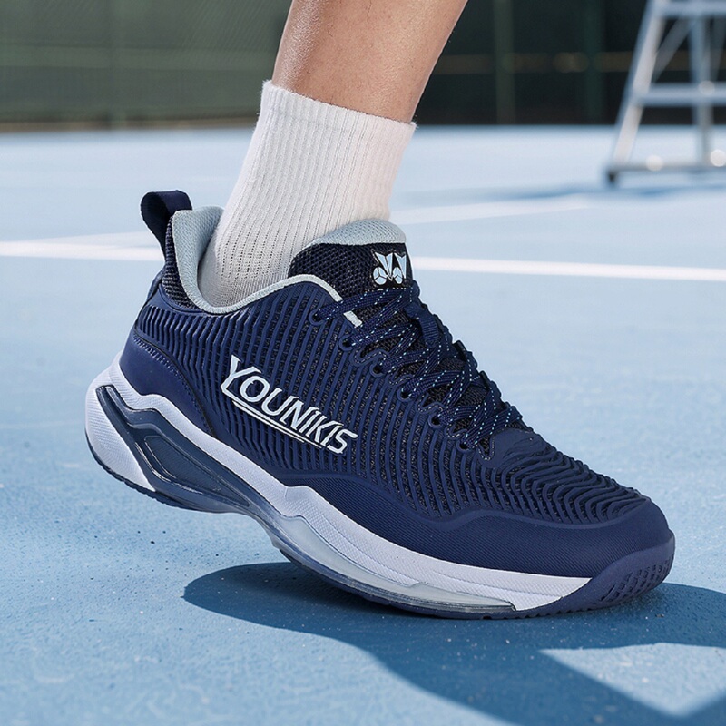 Youth Tennis Shoes for Men and Women, Lace-Up Professional Practical Sneakers for Primary and Secondary School Students, Shock-Absorbing Sports Shoes Youth Tennis Shoes for Men and Women, Lace-Up Professional Practical Sneakers for Primary and Secondary School Students, Shock-Absorbing Sports Shoes