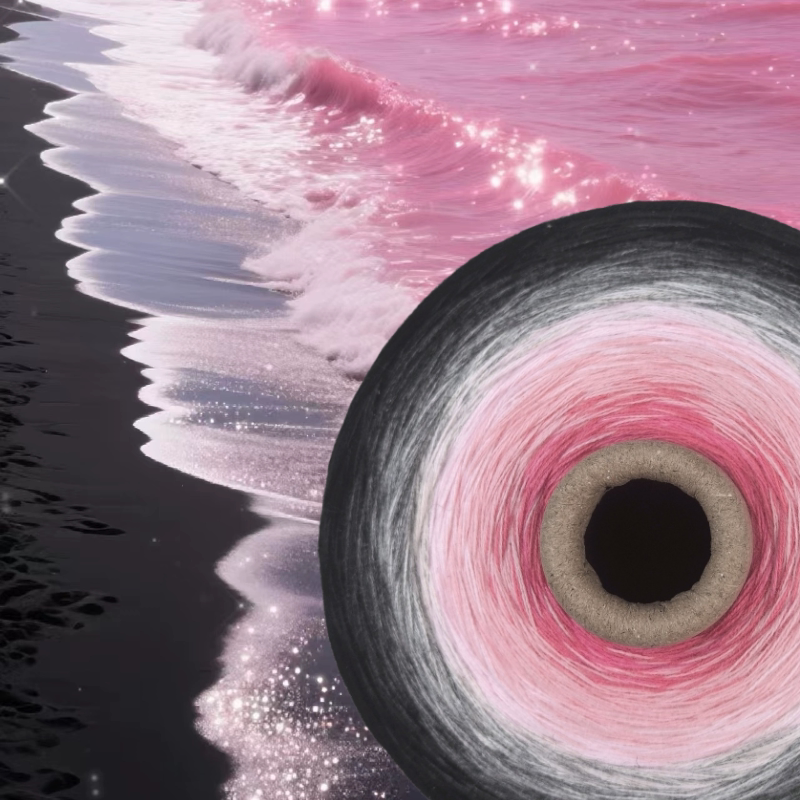 Pink Ocean 5-Strand Pure Cotton Cake Yarn 500G-1000G Gradient Yarn for Shawls and Blankets--Seamless Yarn Replacement Pink Ocean 5-Strand Pure Cotton Cake Yarn 500G-1000G Gradient Yarn for Shawls and Blankets--Seamless Yarn Replacement