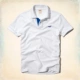 HemHResis Hollister Áo thun cotton nam Pearl Cotton Cotton tay áo ngắn giải phóng mặt bằng Kích thước lớn