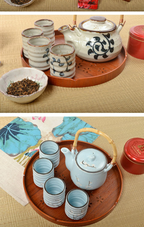 Đĩa cổ điển / khay trà Nhật Bản / đĩa gỗ / đĩa tre / bộ ấm trà / khay trà / khung ấm trà - Tấm khay gỗ đựng đồ ăn