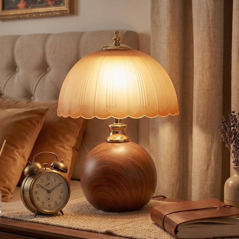 Medieval Style Small Table Lamp, Bedroom Bedside Lamp, Light Luxury and High-End French Retro Rechargeable American Atmosphere Night Light Medieval Style Small Table Lamp, Bedroom Bedside Lamp, Light Luxury and High-End French Retro Rechargeable American Atmosphere Night Light